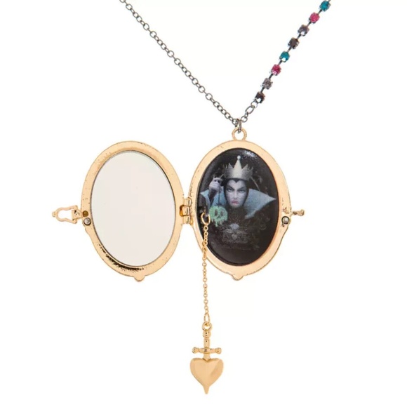 Betsey Johnson Jewelry - 2022 Disney Parks Betsey Johnson Evil Queen of Mean Magic Mirror Necklace - NEW